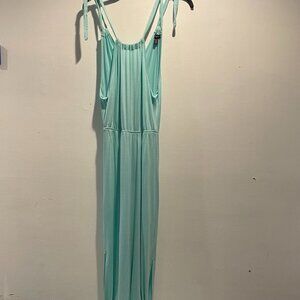 Streetwear Society Seafoam Green Sleeveless Maxi Dress Size M